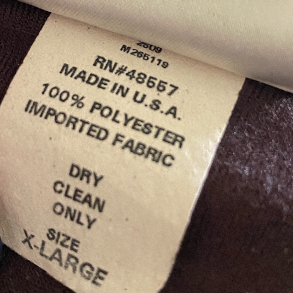 Vintage French Laundry Velvet Top Square Neck Chocolate Brown XL 90’s Retro Glam - Picture 7 of 8